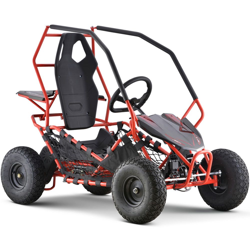 MotoTec Maverick 1000w Electric Go Kart Red Color