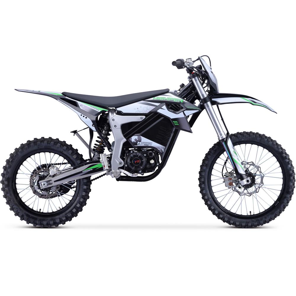 12000 Watt Electric White Dirt Bike